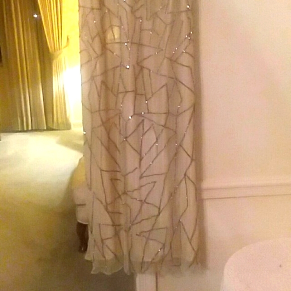 New with Tags J KARA - Hand Beaded - Sleeveless Formal Gown - Picture 3 of 8